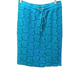- CALVIN KLEIN LINED LACE SKIRT